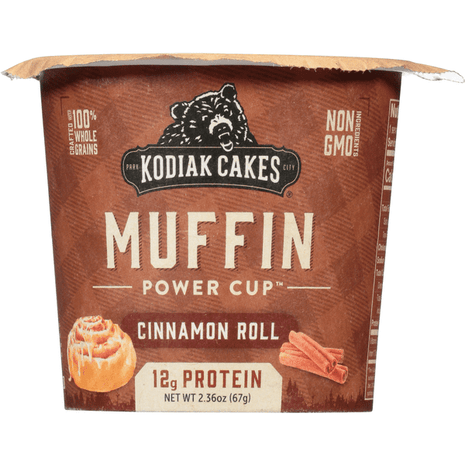 Kodiak Cakes Muffin, Cinnamon Roll - 2.36 Ounce