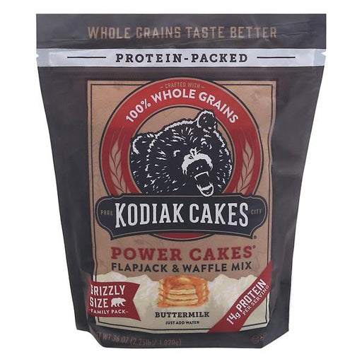 Kodiak Cakes Power Cakes Family Pack Buttermilk Flapjack & Waffle Mix - 36 Ounce