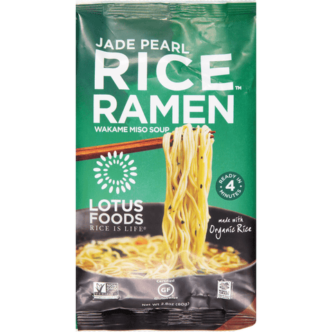 Lotus Foods Gluten Free Jade Pearl Rice Ramen with Miso Soup - 2.8 Ounce