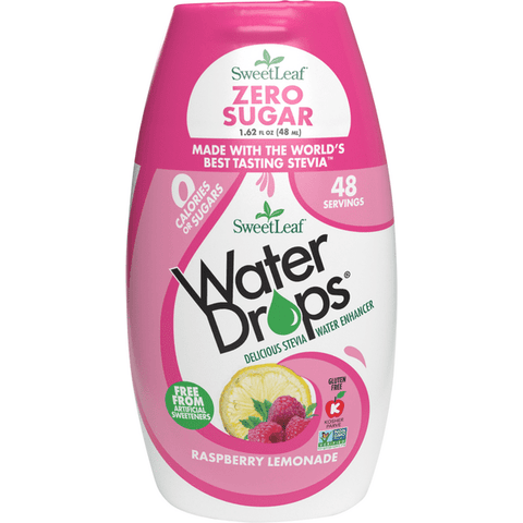 Sweetleaf Water Drops Water Enhancer, Zero Sugar, Raspberry Lemonade - 1.62 Ounce