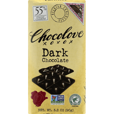 Chocolove Dark Chocolate, 55% Cocoa - 3.2 Ounce
