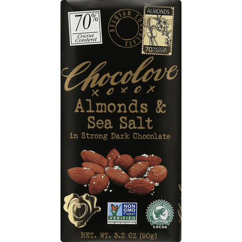 Chocolove Almonds & Sea Salt Bar - 3.2 Ounce