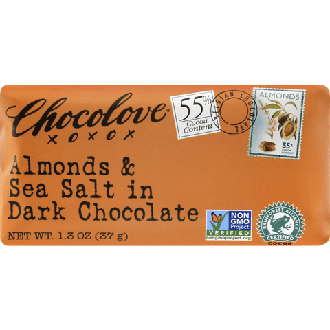 Chocolove Almond & Sea Salt in Dark Chocolate - 1.3 Ounce