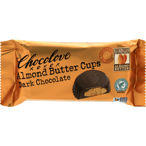 Chocolove Almond Butter Cups Dark Chocolate - 1.2 Ounce