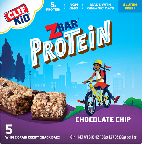 CLIF Kid ZBAR Protein, Chocolate Chip - 6.35 Ounce