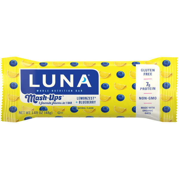 Luna Mash-Ups Lemonzest + Blueberry Whole Nutrition Bar - 1.69 Ounce