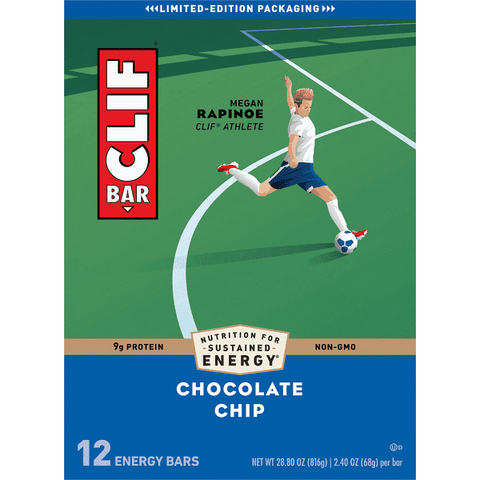 Clif Bar Chocolate Chip Energy Bars - 28.8 Ounce