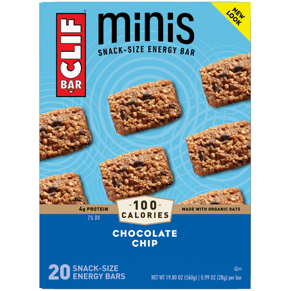 CLIF Bar Minis Chocolate Chip Energy Bars - 19.8 Ounce