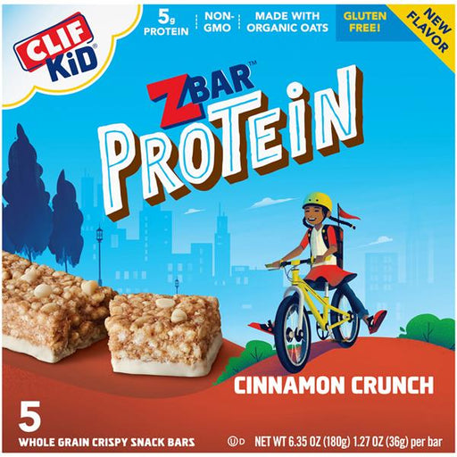 CLIF Kid ZBar Protein Cinnamon Crunch - 6.35 Ounce