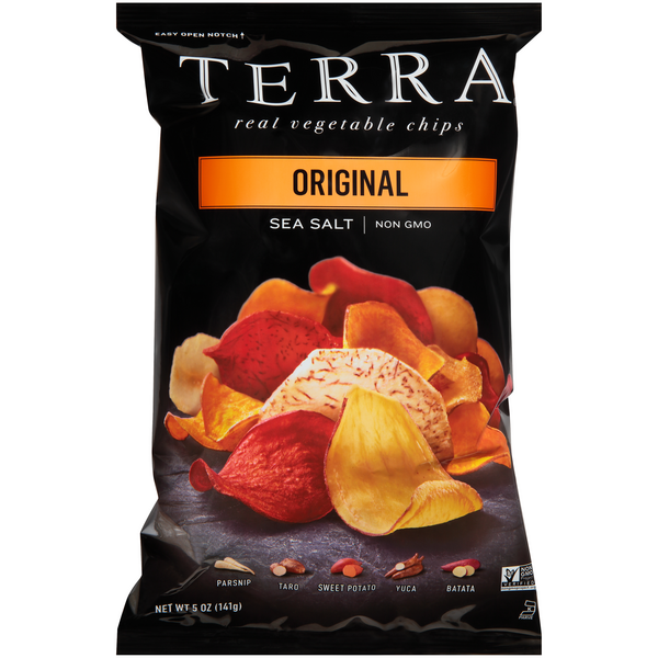 Terra Original Sea Salt Real Vegetable Chips - 5 Ounce
