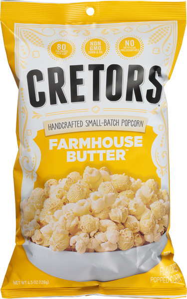 Cretors Popcorn, Farmhouse Butter - 4.5 Ounce