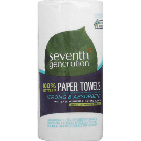 Seventh Generation 100% Recycled 2 Ply Paper Towels - 1  CT