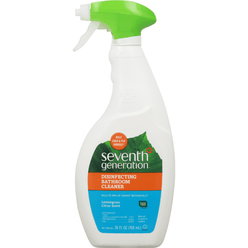 Seventh Generation Lemongrass Citrus Scent Disinfecting Bathroom Cleaner - 26 Ounce