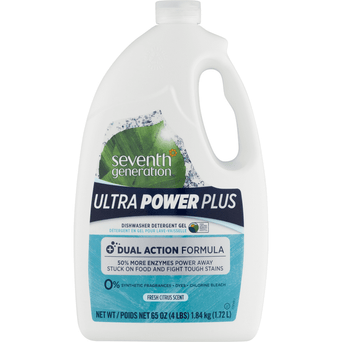 Seventh Generation Ultra Power Plus Fresh Scent Dishwasher Detergent Gel - 65 Ounce