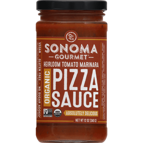 Sonoma Gourmet Organic Pizza Sauce - 12 Ounce