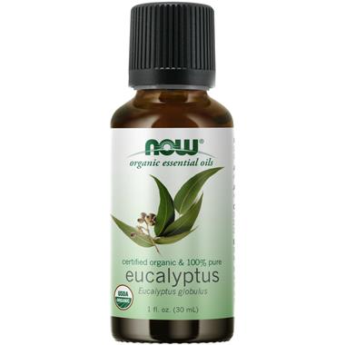 NOW Organic Eucalyptus Globulus Essential Oil - 1 Ounce