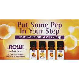 NOW Put Some Pep in Your Step Essential Oil Kit - 1.33 Ounce