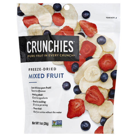 Crunchies Freeze-Dried Mixed Fruit - 1 Ounce