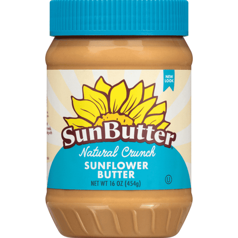 Sunbutter Sunflower Butter, Natural Crunch - 16 Ounce