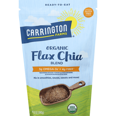 Carrington Farms Flax Chia Blend, Organic - 12 Ounce