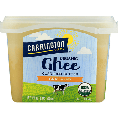 Carrington Farms Organic Ghee Grass-Fed Clarified Butter - 12 Ounce