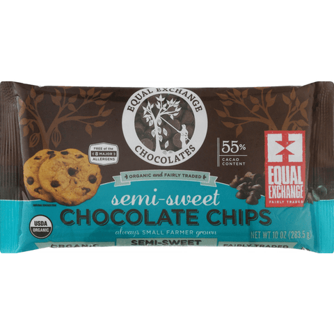 Equal Exchange Semi Sweet Chocolate Chips

 - 10 Ounce