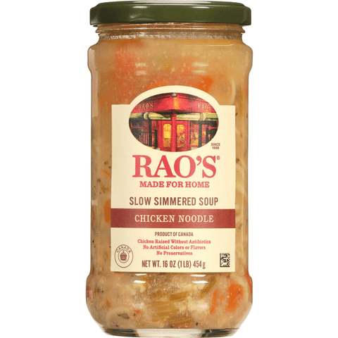 Rao's Chicken Noodle Italian Style Slow Simmered Soup - 16 Ounce