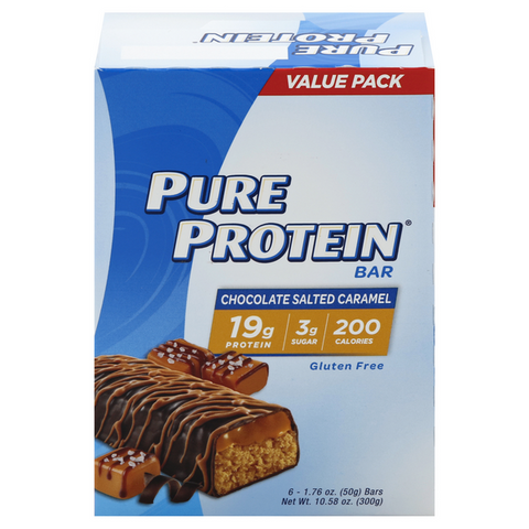 Pure Protein Bar, Chocolate Salted Caramel, Value Pack - 10.58 Ounce