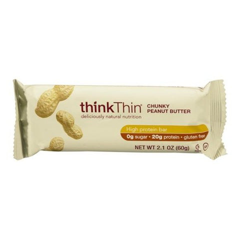 ThinkThin High Protein Bar Chunky Peanut Butter - 2.1 Ounce