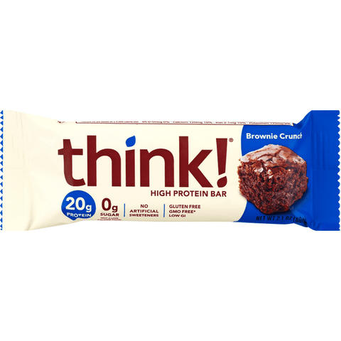 ThinkThin Brownie Crunch High Protein Bar - 2.1 Ounce