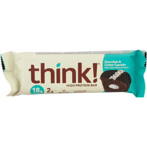 Think! Chocolate & Creme Cupcake Bar - 2.29 Ounce