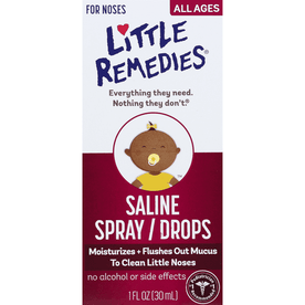 Little Remedies Saline Spray+Drops - 1 Ounce