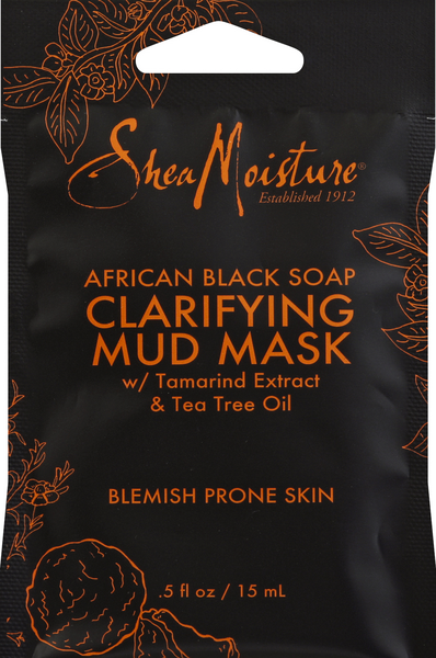 SheaMoisture African Black Soap Clarifying Mud Mask - 0.5 Ounce