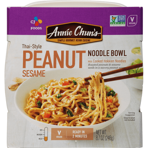 Annie Chun's Noddle Bowl, Peanut Sesame, Thai-Style - 8.7 Ounce