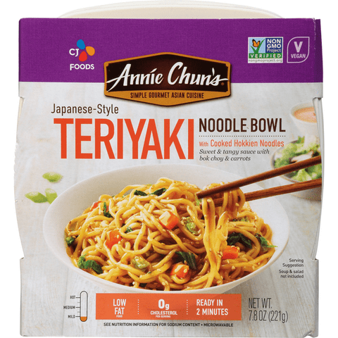 Annie Chun's Noodle Bowl, Teriyaki, Japanese-Style, Mild - 7.8 Ounce