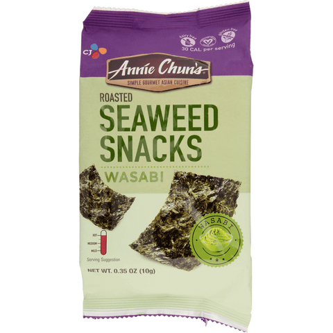Annie Chun's Roasted Wasabi Seaweed Snacks - 0.35 Ounce
