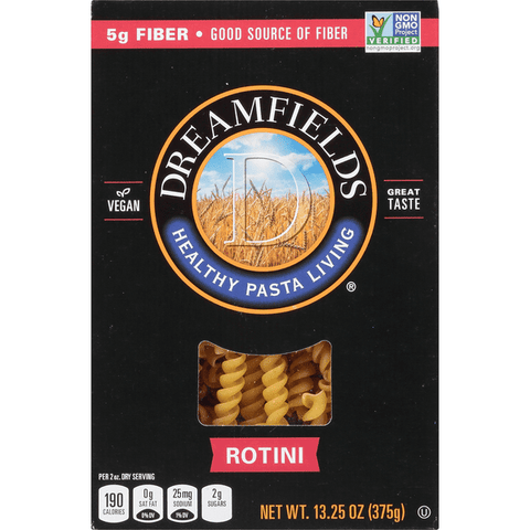 Dreamfields Healthy Carb Living Rotini Pasta - 13.25 Ounce
