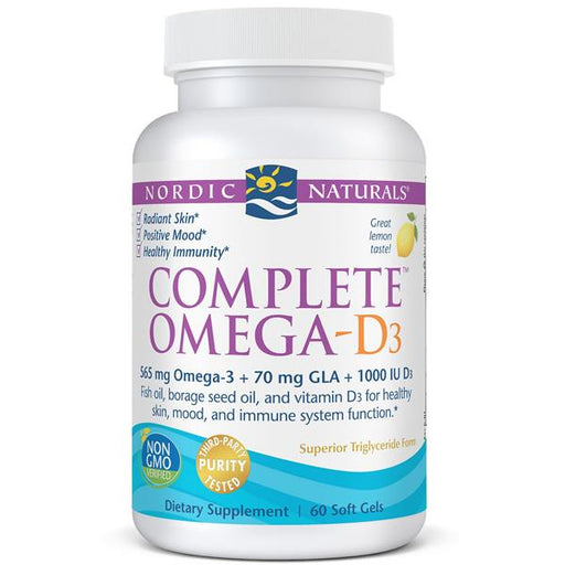 Nordic Natural Complete Omega D3 - 60 Count