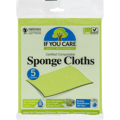 If You Care Sponge Cloths - 5 Each