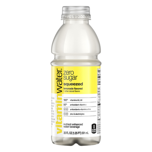 Glaceau Vitaminwater Zero Squeezed Lemonade - 20 Ounce