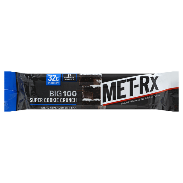 Met Rx Meal Replacement Bar, Super Cookie Crunch - 3.52 Ounce