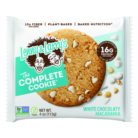 Lenny & Larry's Complete Cookie White Chocolaty Macadamia - 4 Ounce