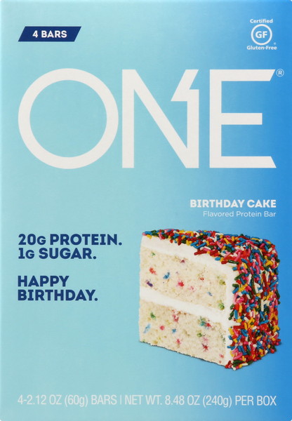 ONE Protein Bar, Birthday Cake - 8.48 Ounce