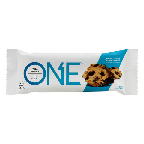 ONE Chocolate Chip Cookie Dough Flavor Protein Bar - 2.12 Ounce