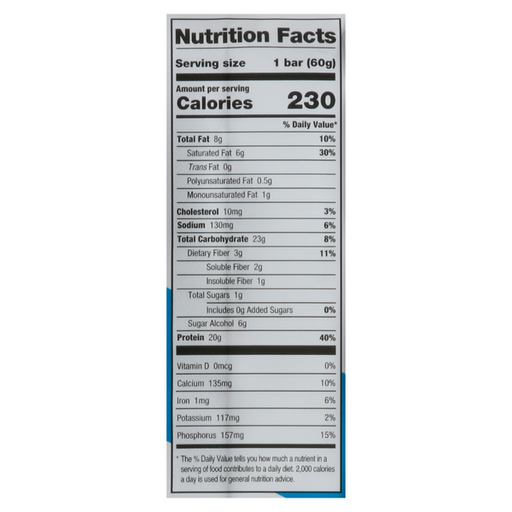 ONE Chocolate Chip Cookie Dough Flavor Protein Bar - 2.12 Ounce