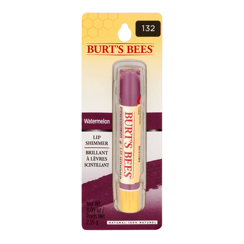 Burt's Bees Lip Shimmer, Watermelon - 0.09 Ounce