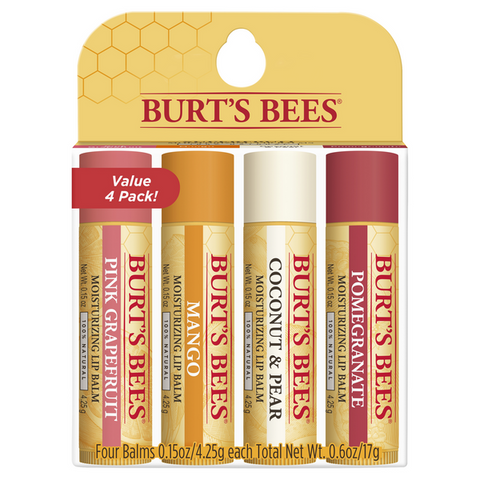 Burt's Bees Superfruit Lip Balms - 4 Ounce