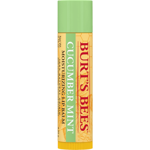 Burt's Bees Moisturizing Lip Balm, Cucumber Mint - 0.15 Ounce