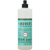 Mrs. Meyer's Clean Day Dish Soap Basil Scent - 16 Ounce