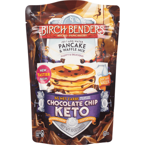 Birch Benders Keto Chocolate Chip Pancake & Waffle Mix - 10 Ounce
